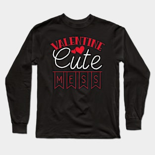 Valentine Cute Mess Long Sleeve T-Shirt